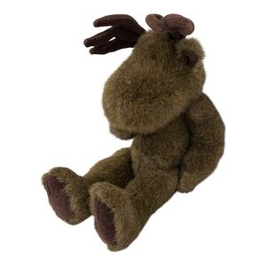 Vintage The Boyds Collection 1985-94 Stuffed Plush Jointed Moose JB Bean Series